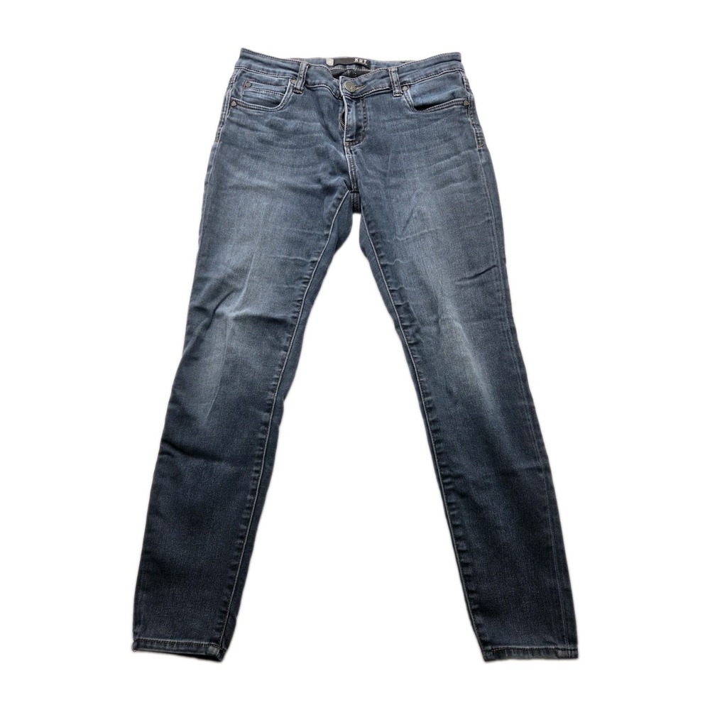 KUT From The Kloth Jeans Womens 4S Blue Skinny Straight Stretch Short 27 Inseam